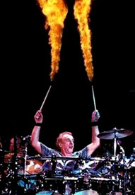 Flame Throwing Drumsticks